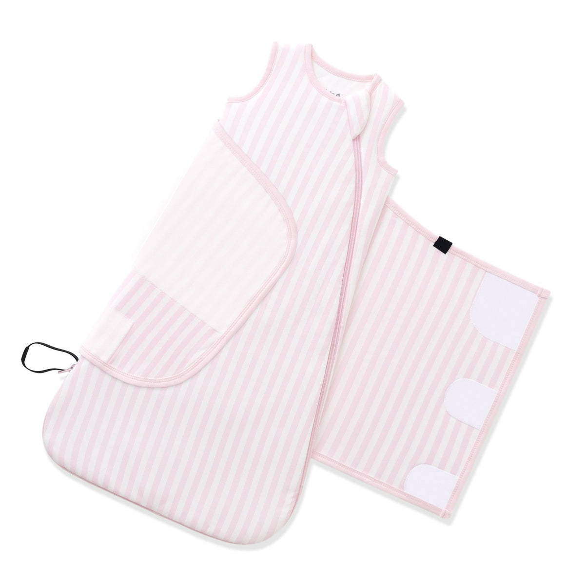 Sleep Bag Swaddler in Small Sakura Stripe 1.0 | Kyte Baby