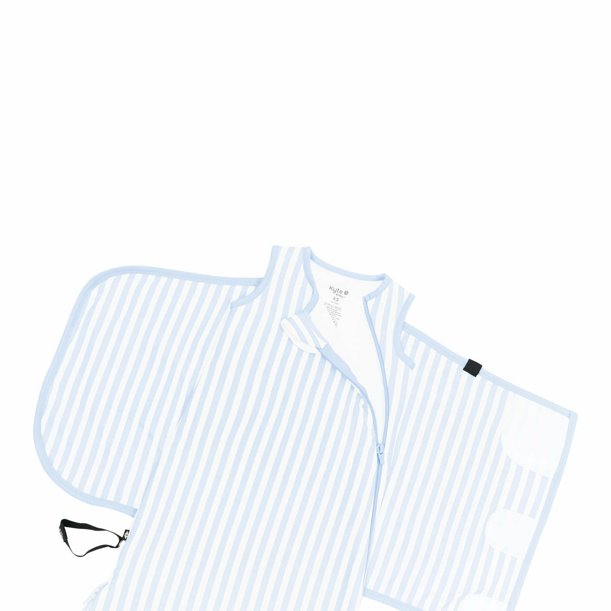 Sleep Bag Swaddler in Small Mist Stripe 1.0 | Kyte Baby