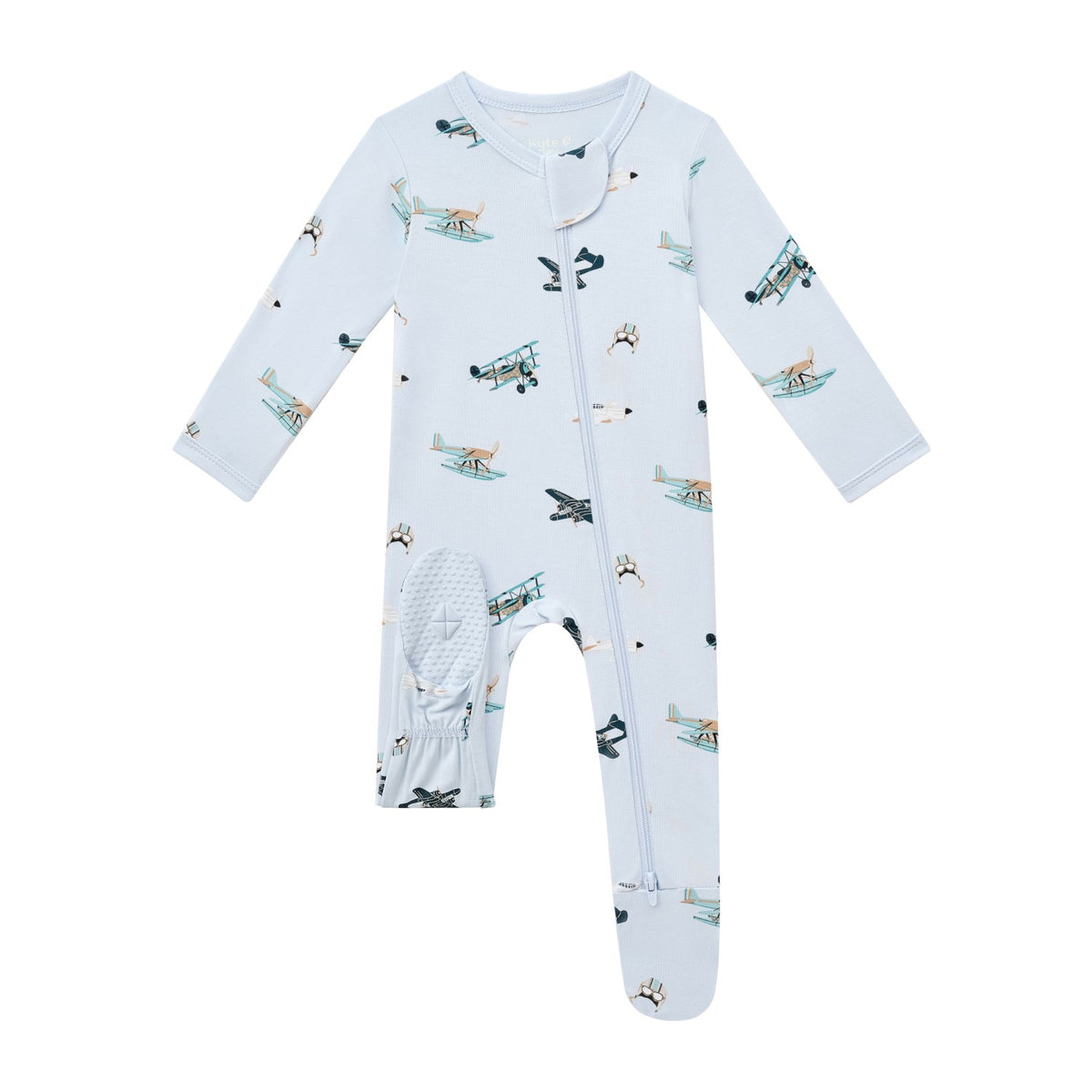 Zippered Footie in Take Off | Kyte Baby