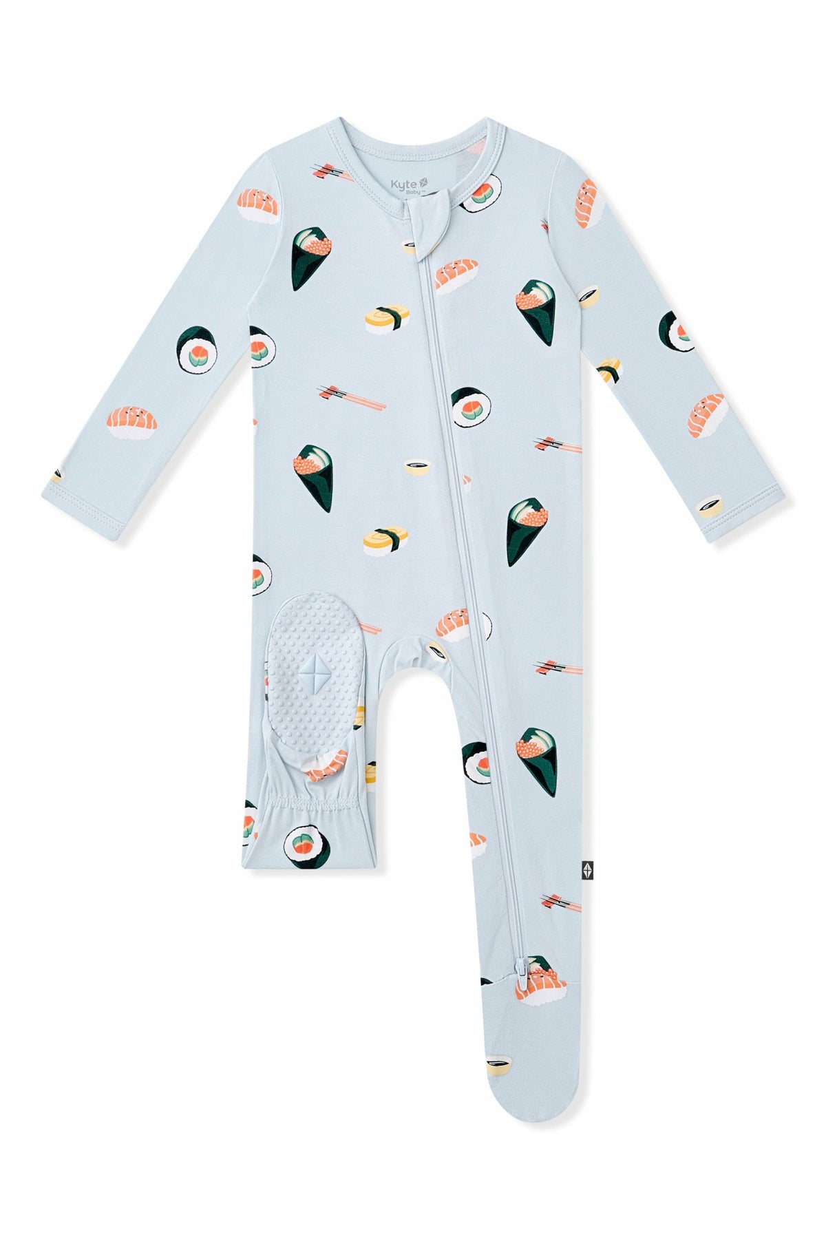 Zippered Footie in Ice Sushi | Kyte Baby