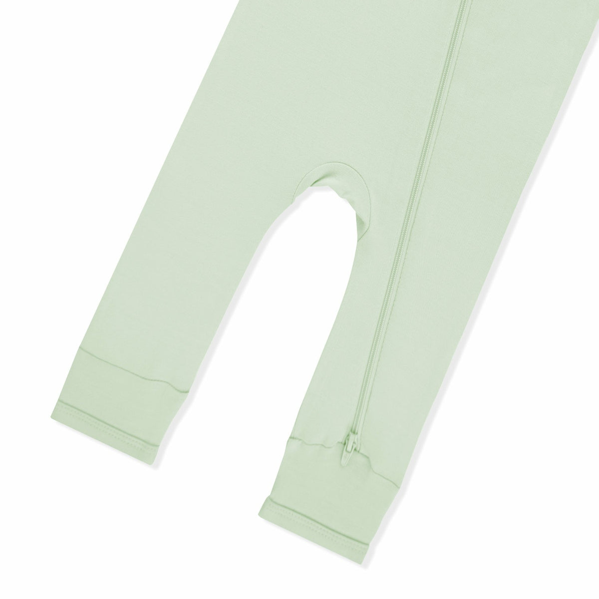 Zippered Romper in Basil | Kyte Baby