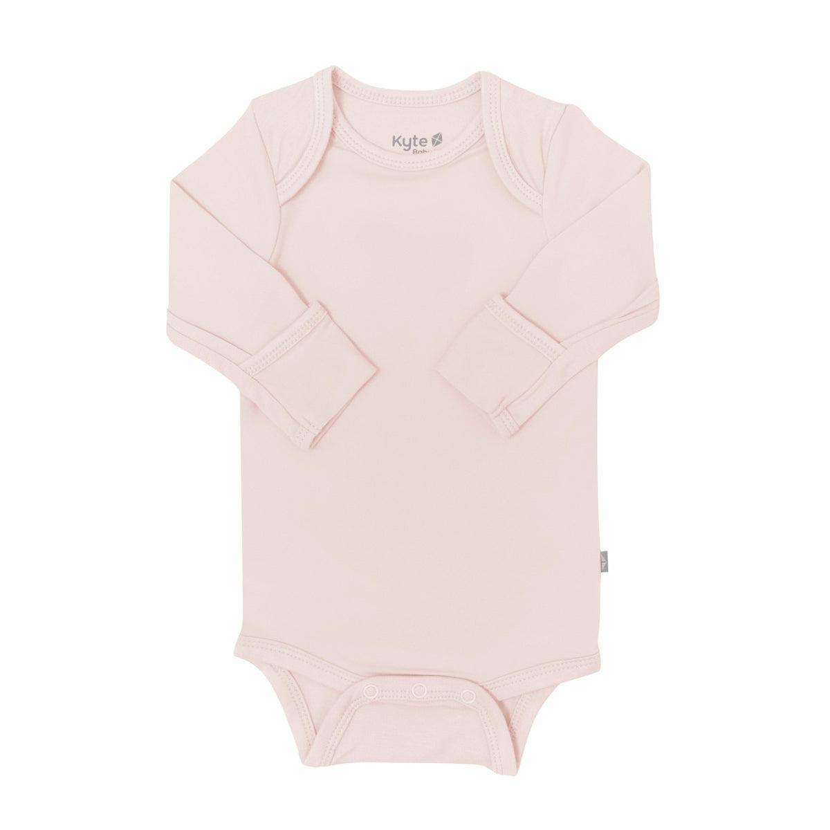 Long Sleeve Bodysuit in Blush | Kyte Baby