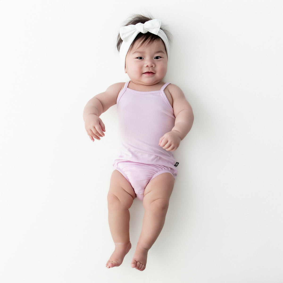 Spaghetti Strap Leotard in Thistle | Kyte Baby