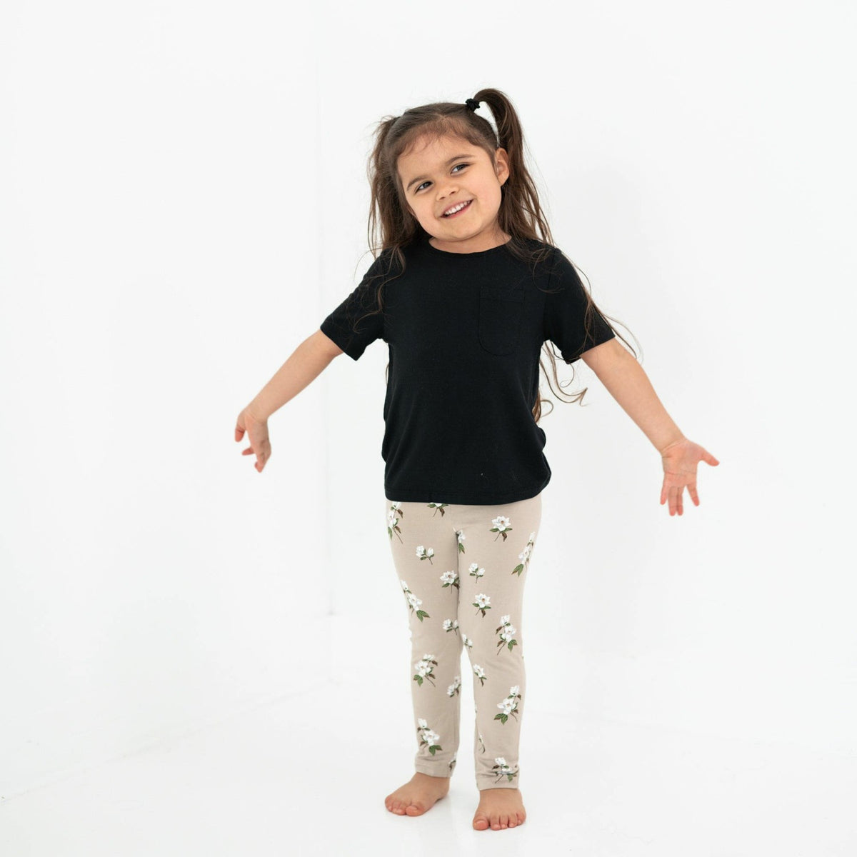 Toddler Crew Neck Tee in Midnight | Kyte Baby