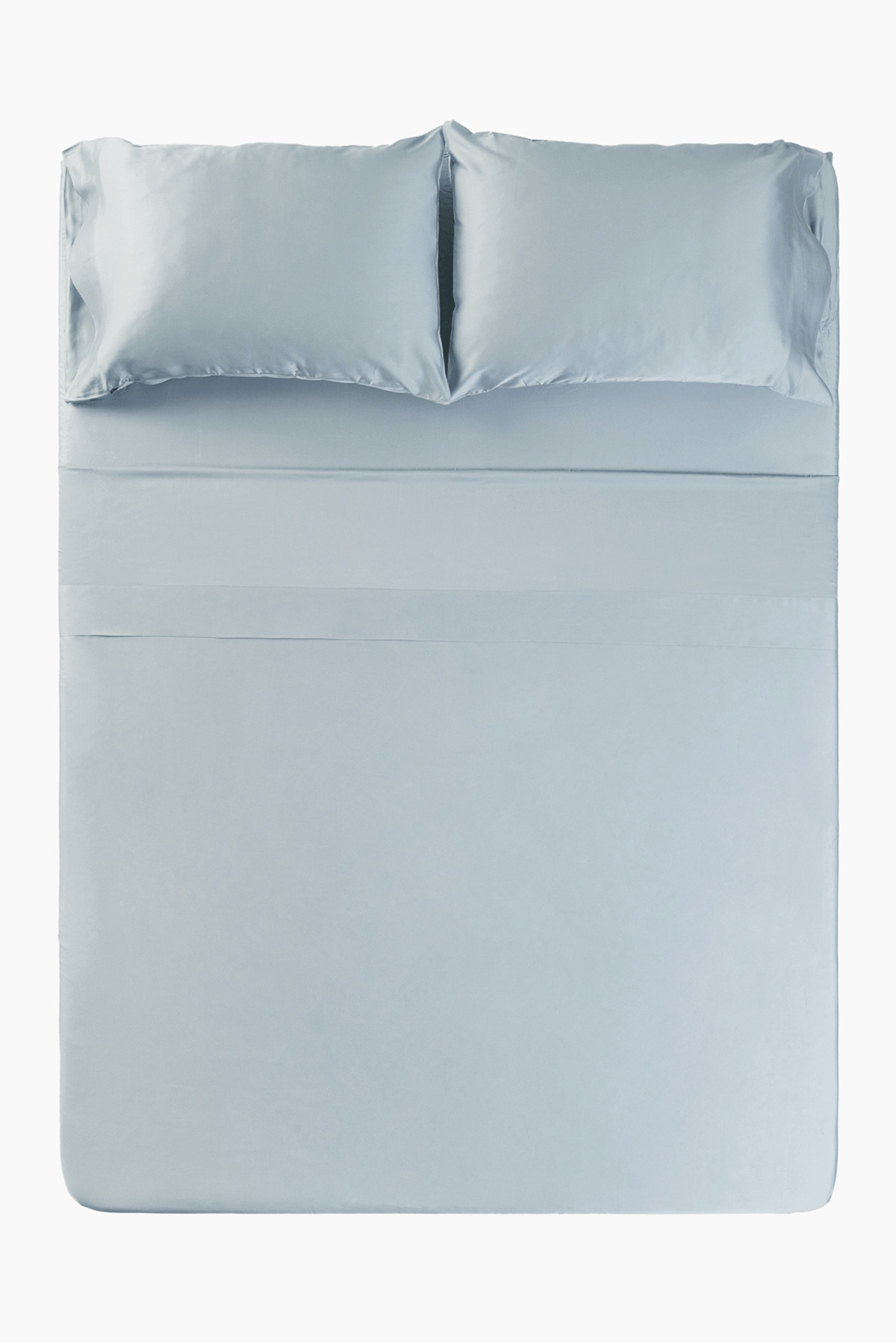 Bamboo Sateen Sheet Set in Ice | Kyte Baby
