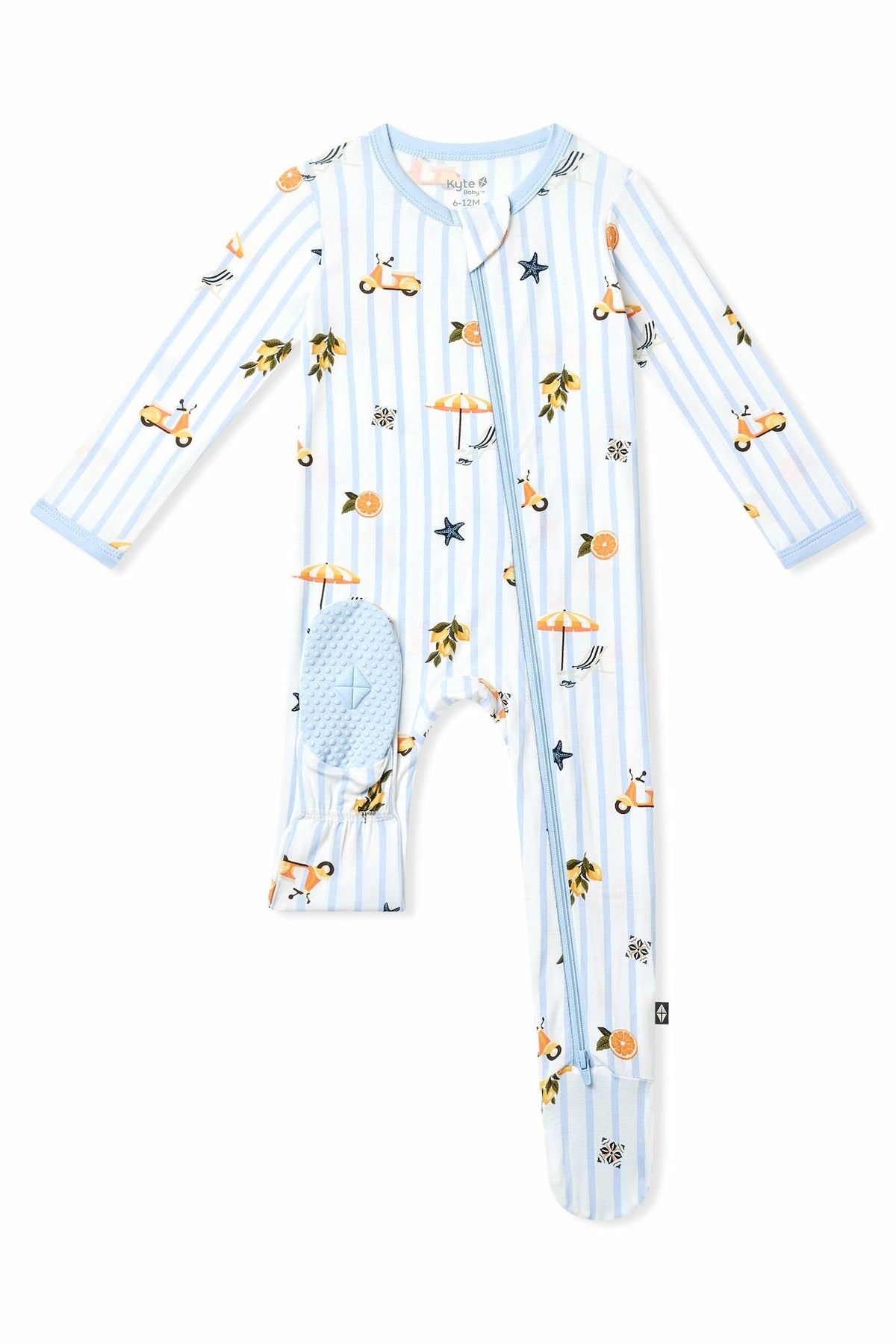 Zippered Footie in Amalfi Coast | Kyte Baby