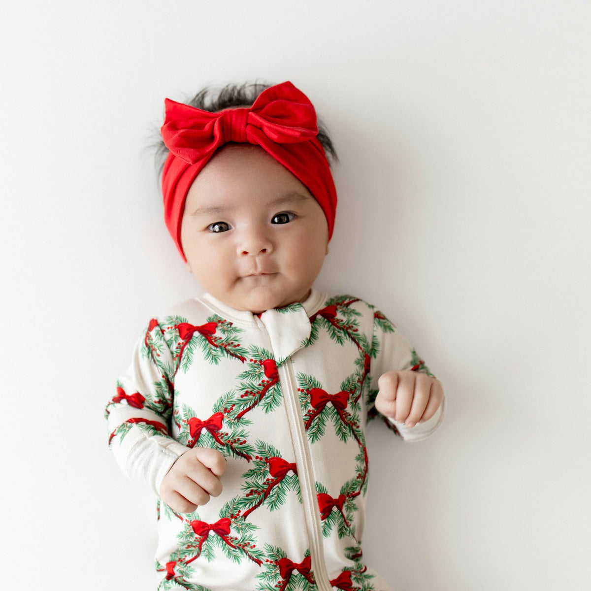 Bow Headband in Cardinal | Kyte Baby