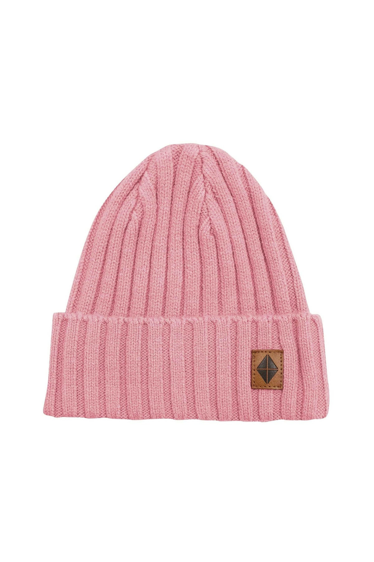Chunky Knit Ribbed Beanie in Apple Blossom | Kyte Baby