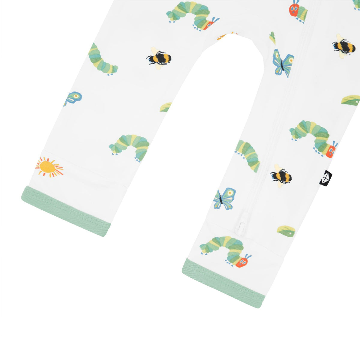 Bamboo Zippered Romper in The Very Hungry Caterpillar | Kyte Baby