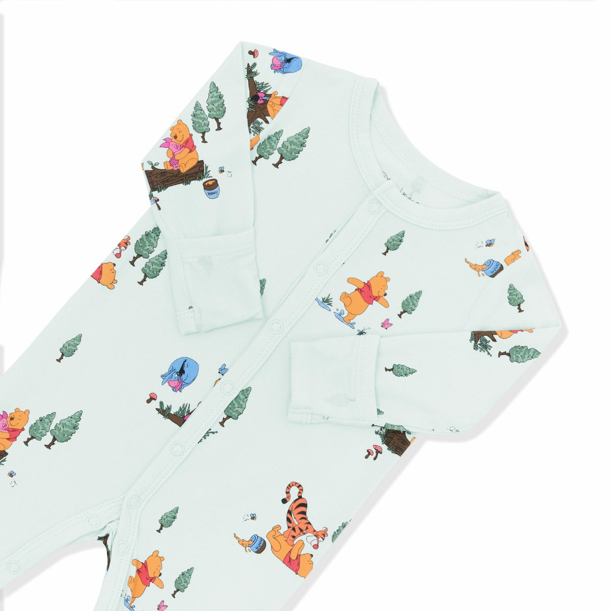 Romper in Winnie the Pooh Hundred Acre Wood | Kyte Baby