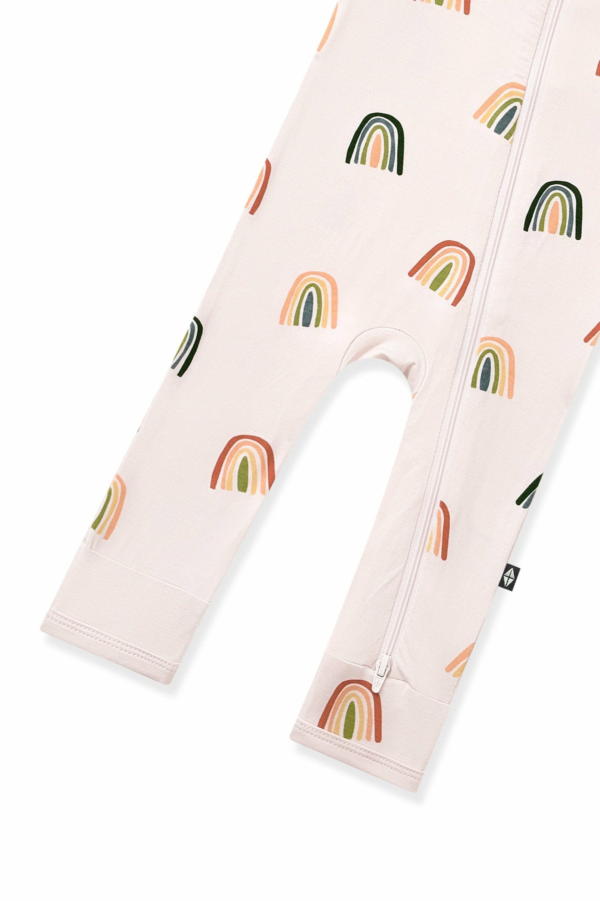 Zippered Romper in Retro Rainbow | Kyte Baby