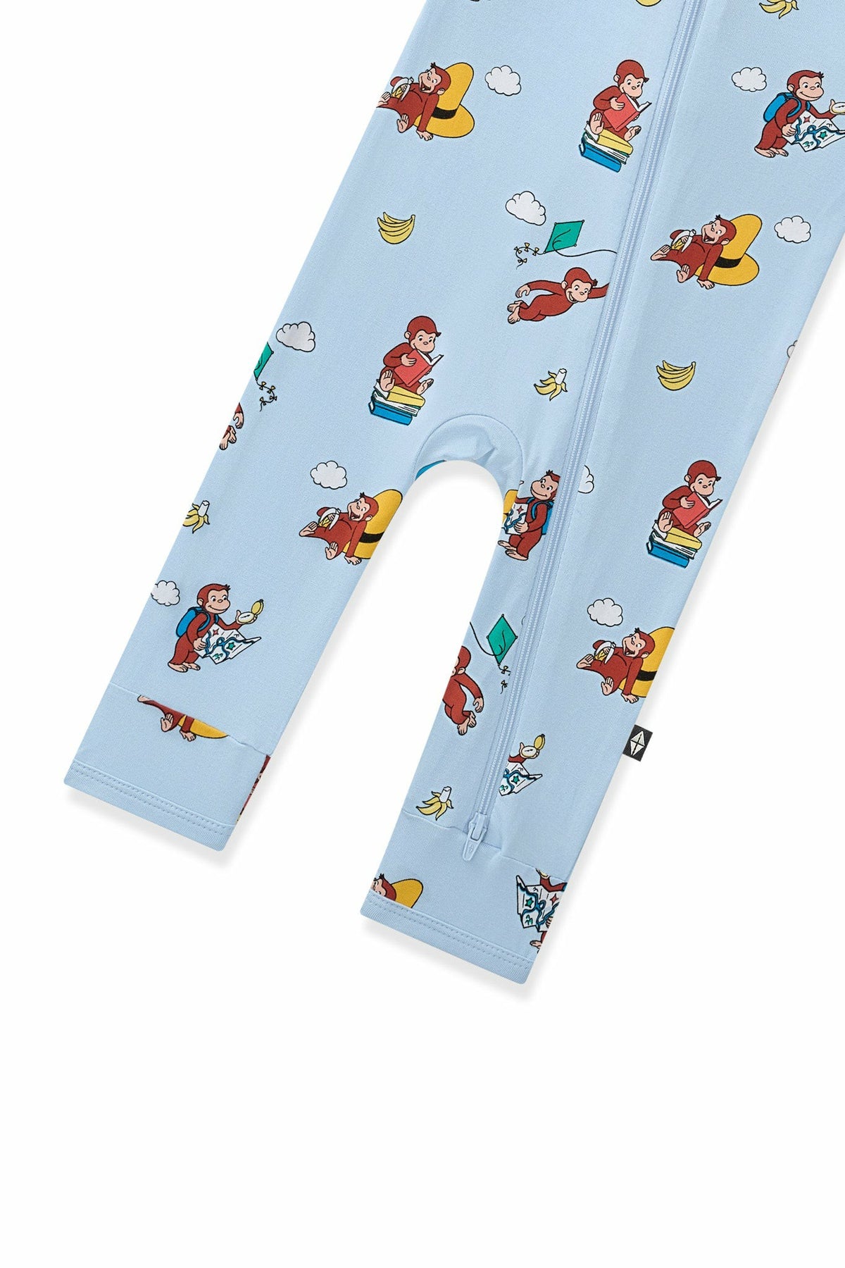 Zippered Romper in Curious George | Kyte Baby