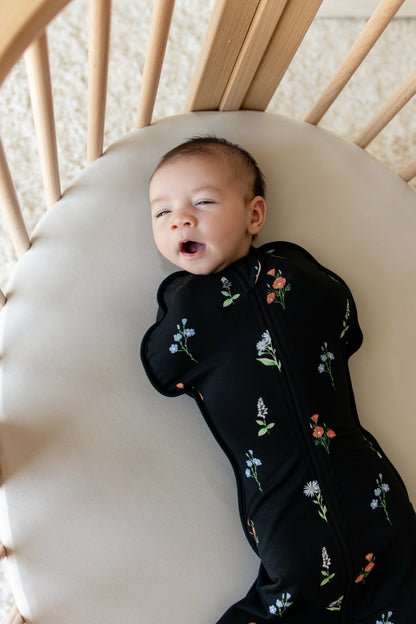 Swaddle Bag in Midnight Wildflower 0.5 | Kyte Baby