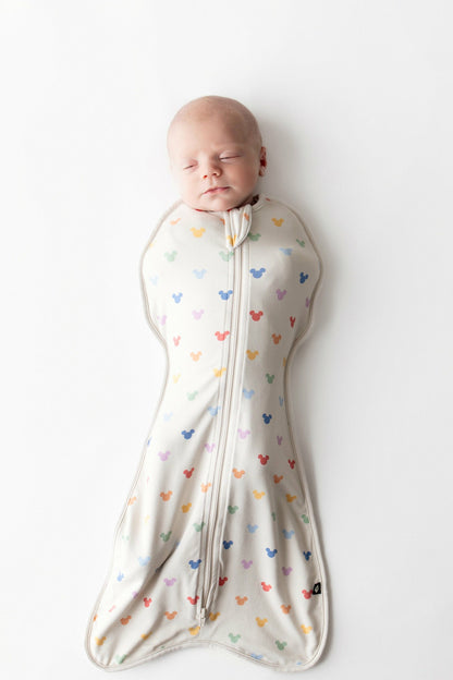 Swaddle Bag in Pastel Mickey Mouse 0.5 | Kyte Baby