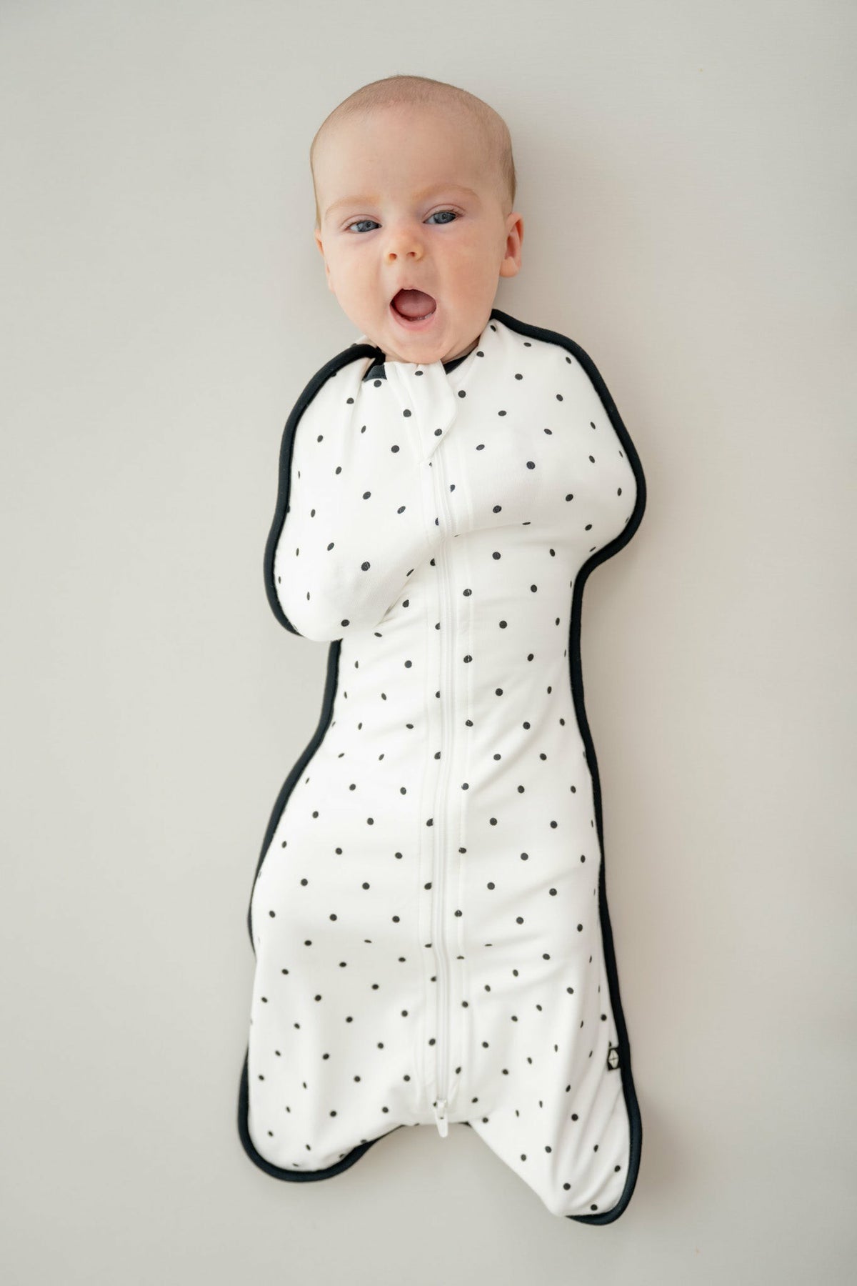 Swaddle Bag in Midnight Polka Dot 0.5 | Kyte Baby