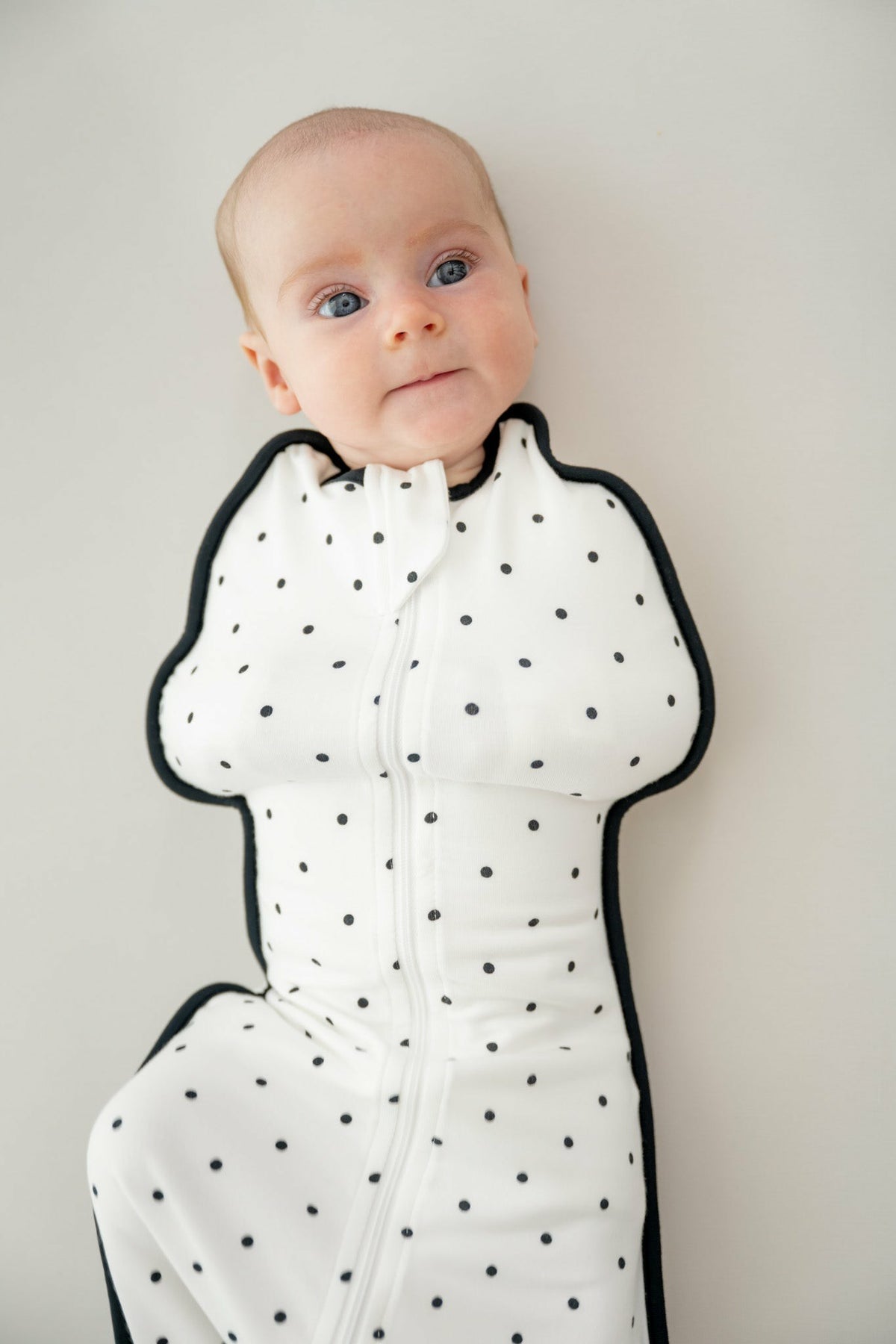 Swaddle Bag in Midnight Polka Dot 0.5 | Kyte Baby