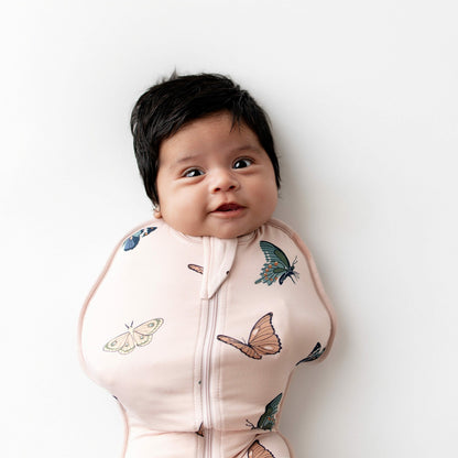 Swaddle Bag in Blush Butterfly 0.5 | Kyte Baby