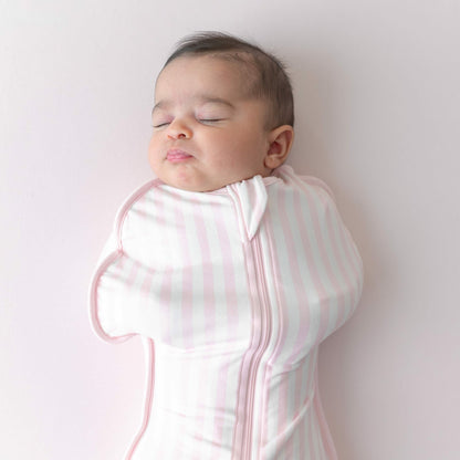 Swaddle Bag in Small Sakura Stripe 0.5 | Kyte Baby