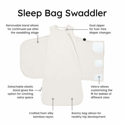 Sleep Bag Swaddler in Oat | Kyte Baby