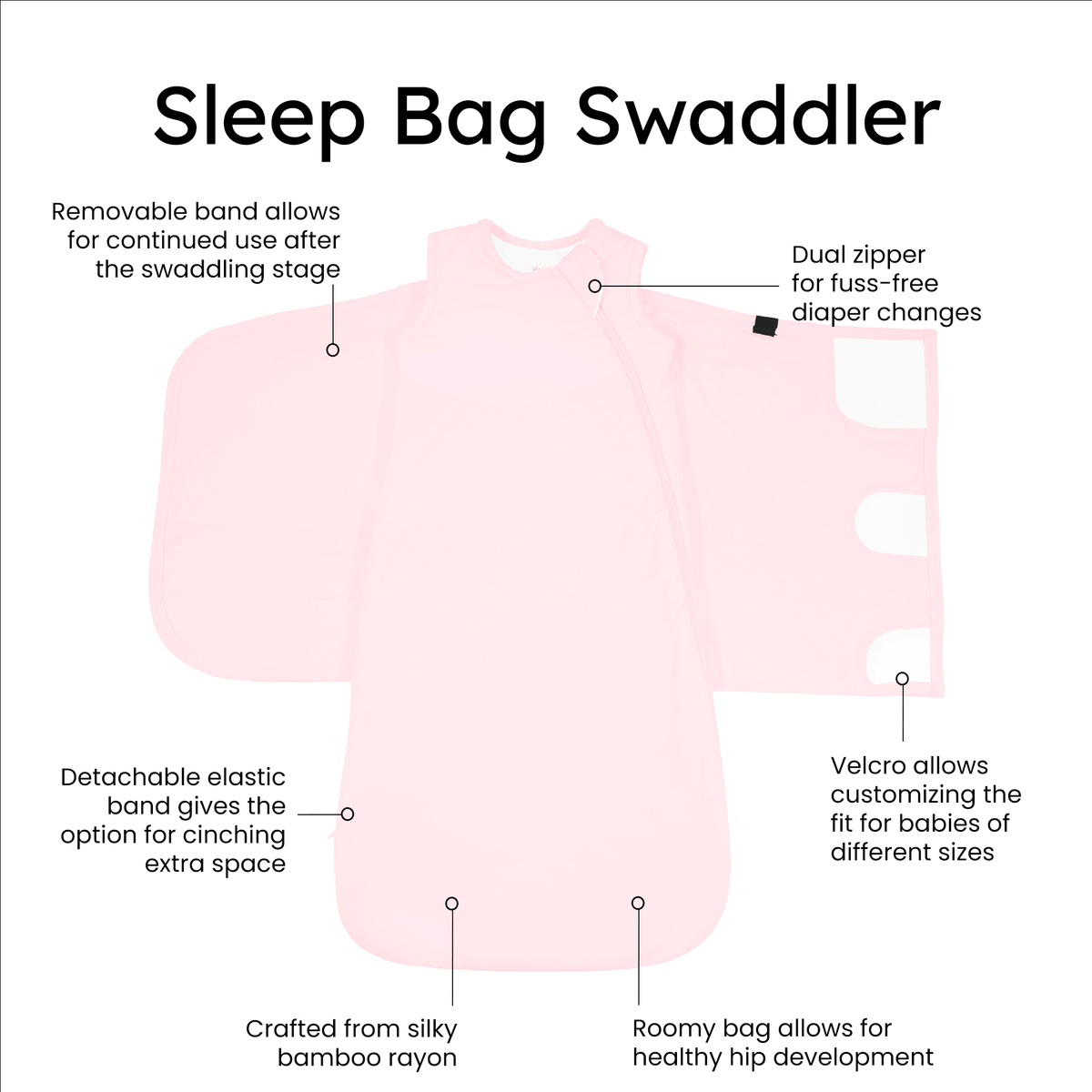 Sleep Bag Swaddler in Sakura | Kyte Baby