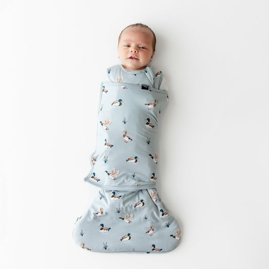 Sleep Bag Swaddler in Mallard Duck 1.0 | Kyte Baby