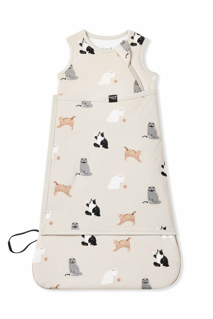 Sleep Bag Swaddler in Fluffy Cat 1.0 | Kyte Baby