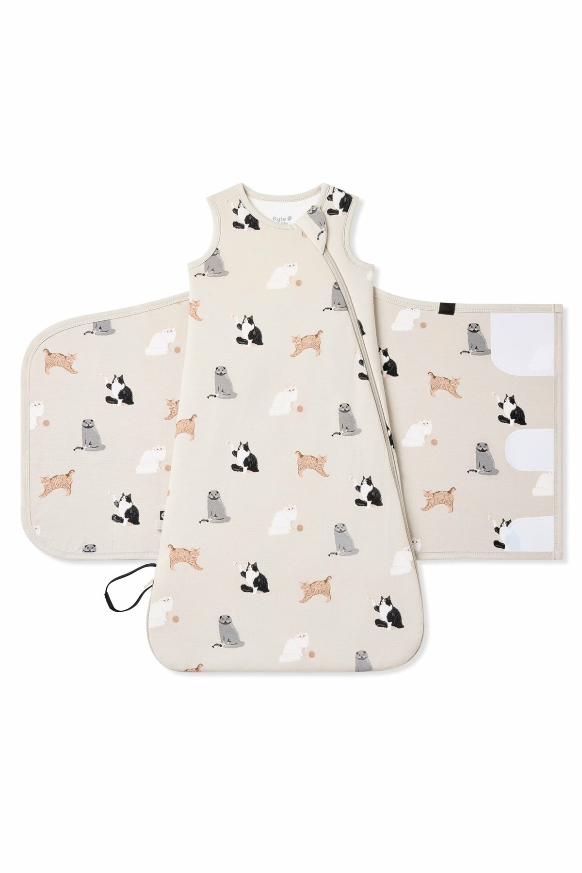 Sleep Bag Swaddler in Fluffy Cat 1.0 | Kyte Baby