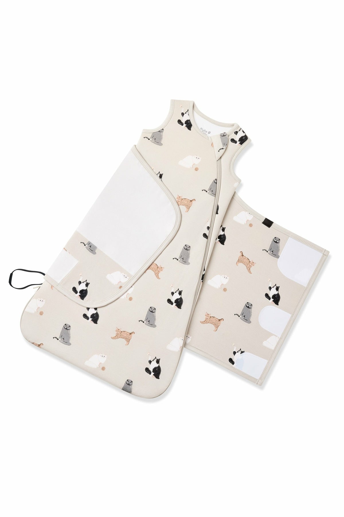 Sleep Bag Swaddler in Fluffy Cat 1.0 | Kyte Baby