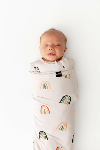 Sleep Bag Swaddler in Retro Rainbow 1.0 | Kyte Baby