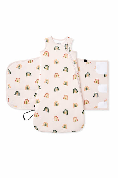 Sleep Bag Swaddler in Retro Rainbow 1.0 | Kyte Baby