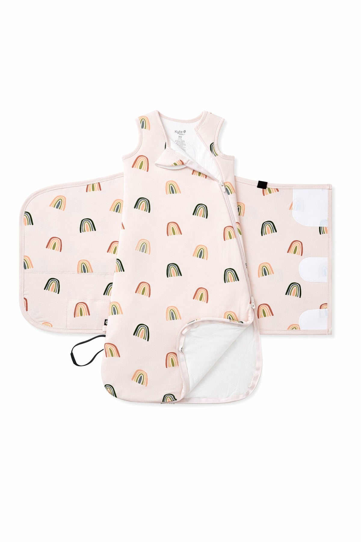 Sleep Bag Swaddler in Retro Rainbow 1.0 | Kyte Baby