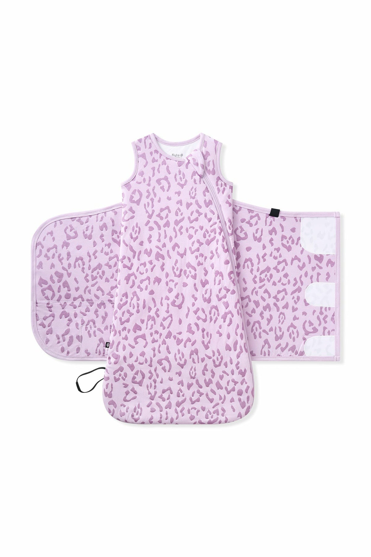 Sleep Bag Swaddler in Thistle Leopard 1.0 | Kyte Baby