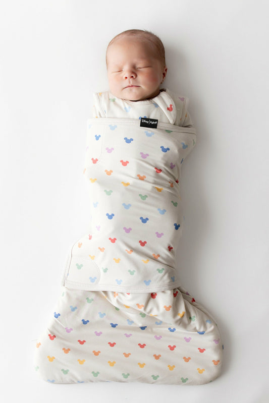 Sleep Bag Swaddler in Pastel Mickey Mouse 1.0 | Kyte Baby
