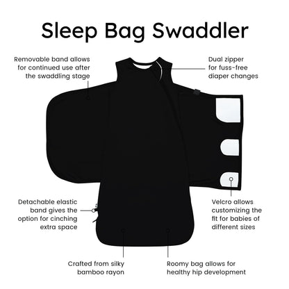 Sleep Bag Swaddler in Midnight | Kyte Baby