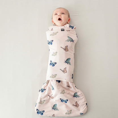 Sleep Bag Swaddler in Blush Butterfly 1.0 | Kyte Baby