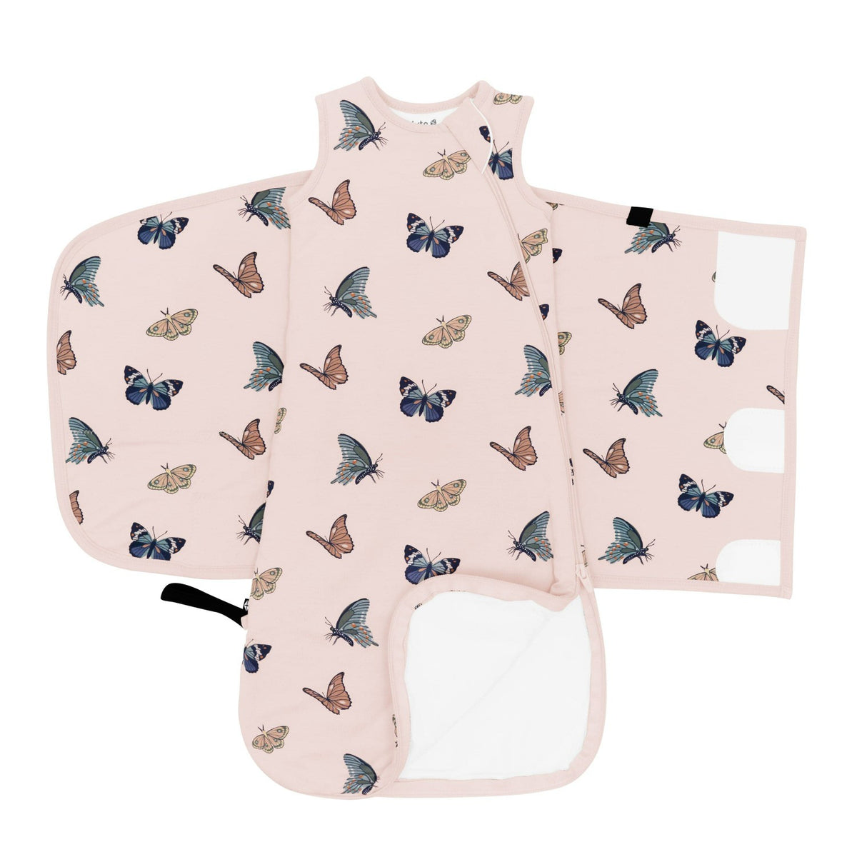 Sleep Bag Swaddler in Blush Butterfly 1.0 | Kyte Baby