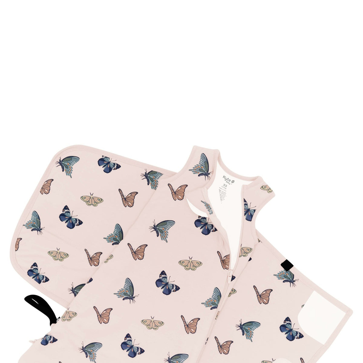 Sleep Bag Swaddler in Blush Butterfly 1.0 | Kyte Baby
