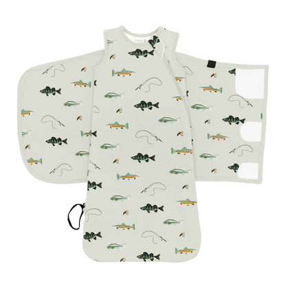 Sleep Bag Swaddler in Fishing 1.0 | Kyte Baby