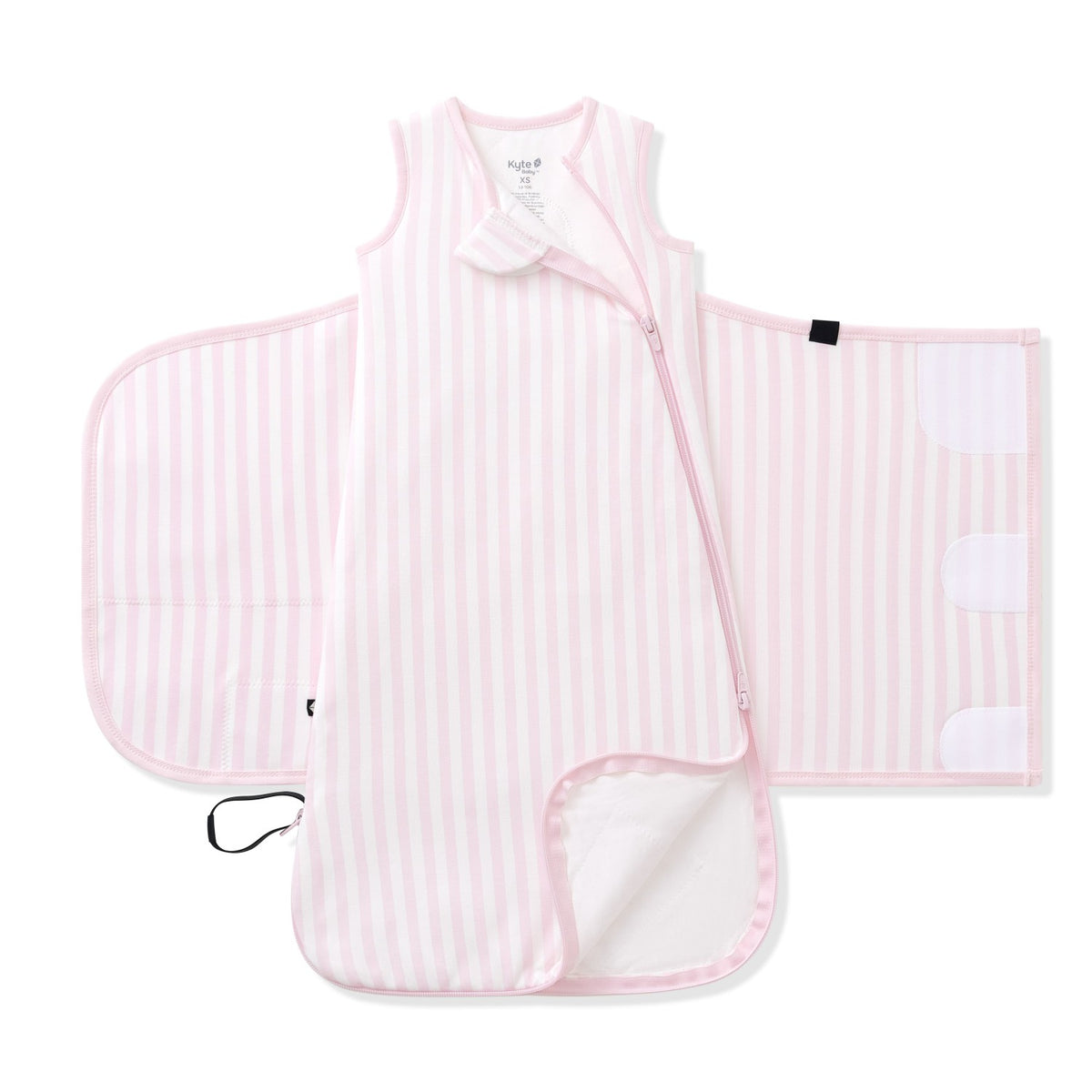 Sleep Bag Swaddler in Small Sakura Stripe 1.0 | Kyte Baby