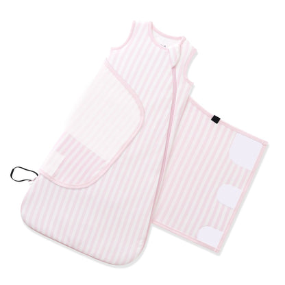 Sleep Bag Swaddler in Small Sakura Stripe 1.0 | Kyte Baby