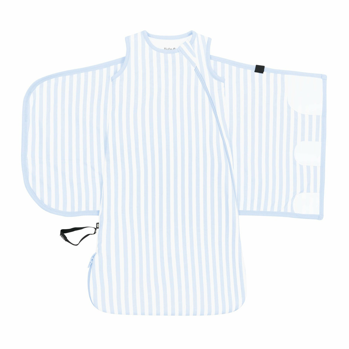 Sleep Bag Swaddler in Small Mist Stripe 1.0 | Kyte Baby