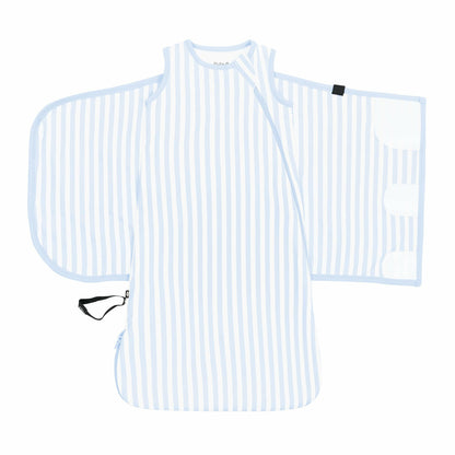Sleep Bag Swaddler in Small Mist Stripe 1.0 | Kyte Baby