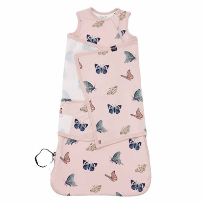 Sleep Bag Swaddler in Blush Butterfly 0.5 | Kyte Baby