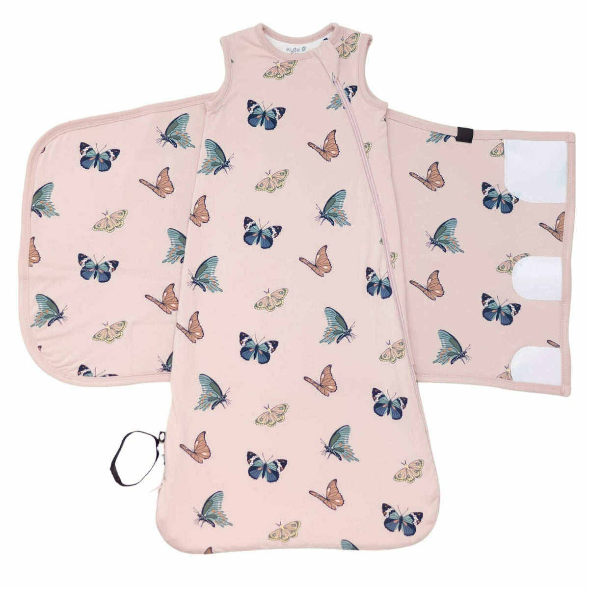 Sleep Bag Swaddler in Blush Butterfly 0.5 | Kyte Baby