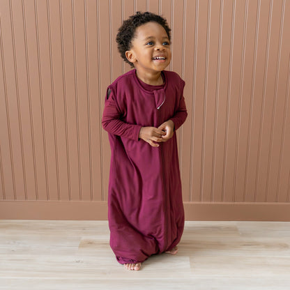 Sleep Bag Walker in Burgundy 1.0 | Kyte Baby