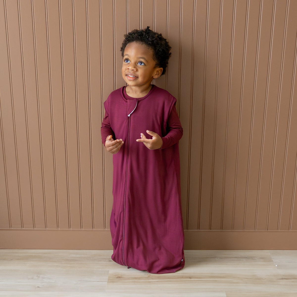 Sleep Bag Walker in Burgundy 1.0 | Kyte Baby