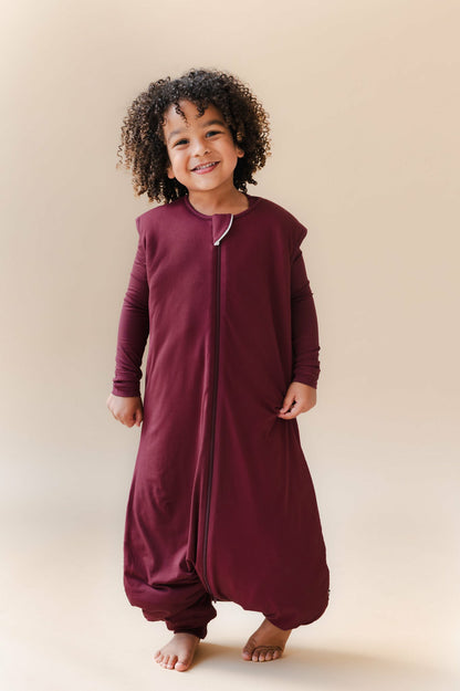 Sleep Bag Walker in Burgundy 2.5 | Kyte Baby