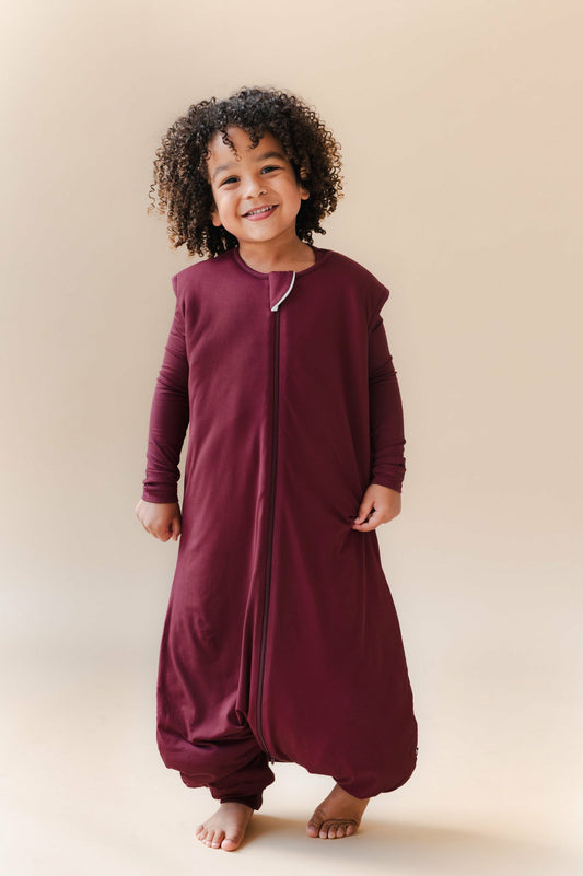 Sleep Bag Walker in Burgundy 2.5 | Kyte Baby