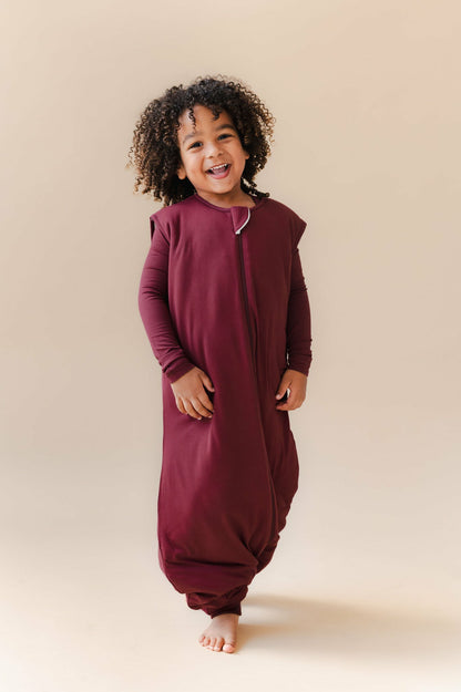 Sleep Bag Walker in Burgundy 2.5 | Kyte Baby