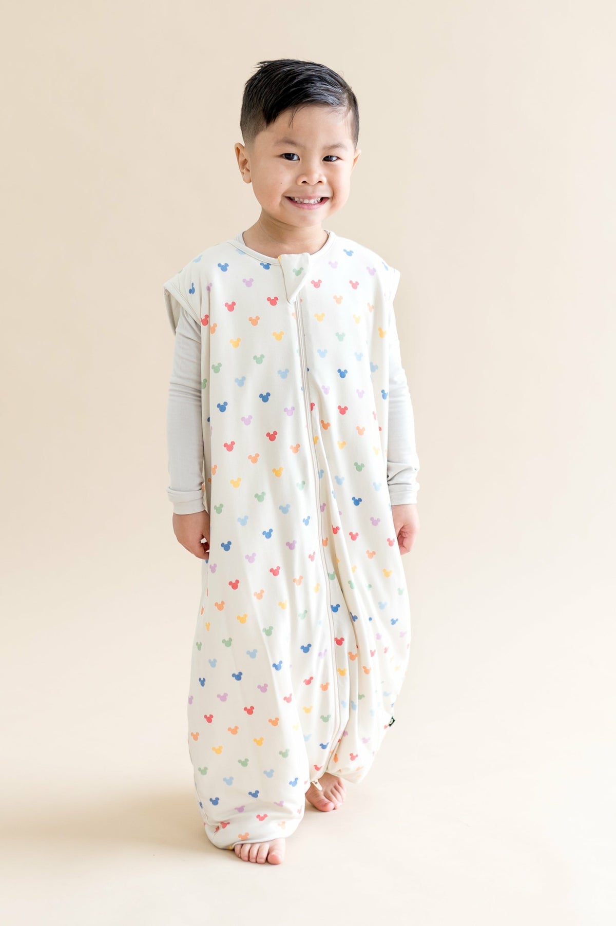 Sleep Bag Walker in Pastel Mickey Mouse 1.0 | Kyte Baby